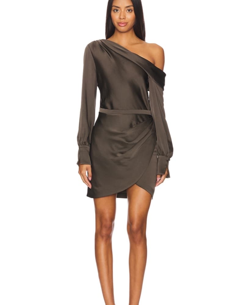 Cameron One Shoulder Mini Dress - Image 1