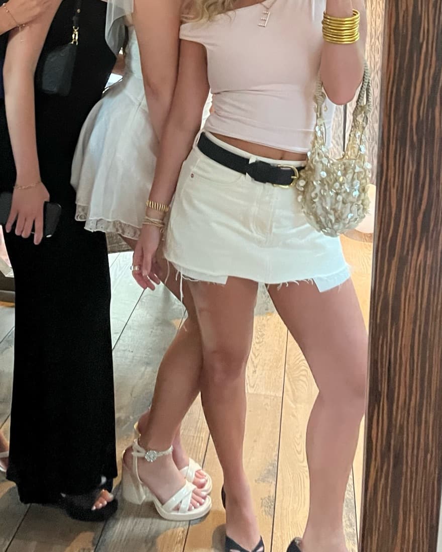 PARKE white mini skirt  - Image 2