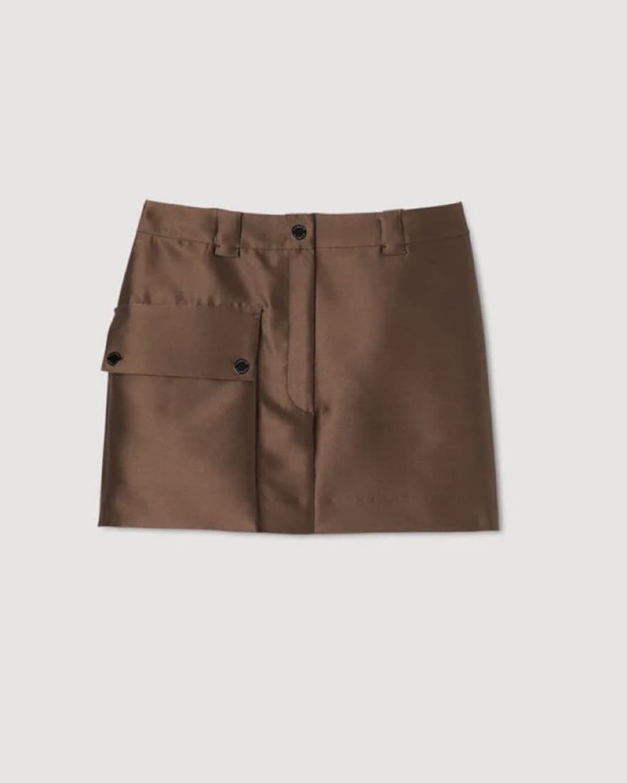 Sandro Brown Satin Set - Image 3
