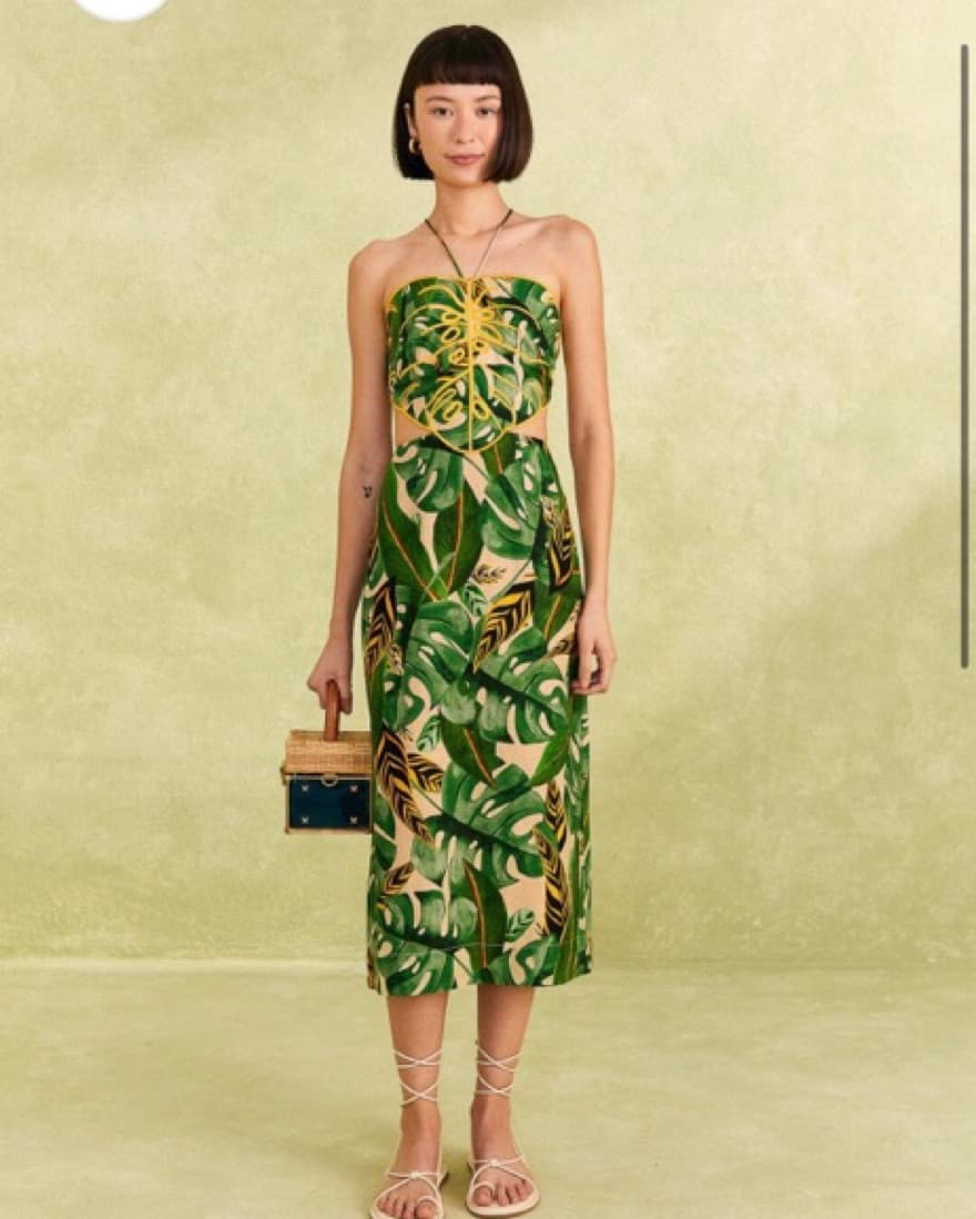 Farm Rio Tropical Midi Dress - Image 3