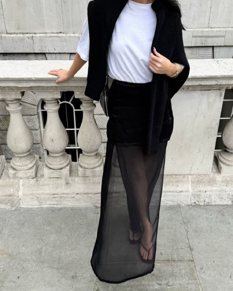 Frankie Shop Sheer Skirt  - Image 1