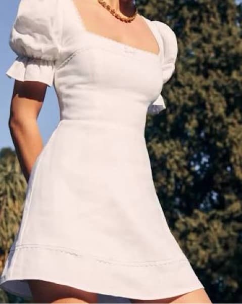 Reformation Evianna Dress - White - Image 3