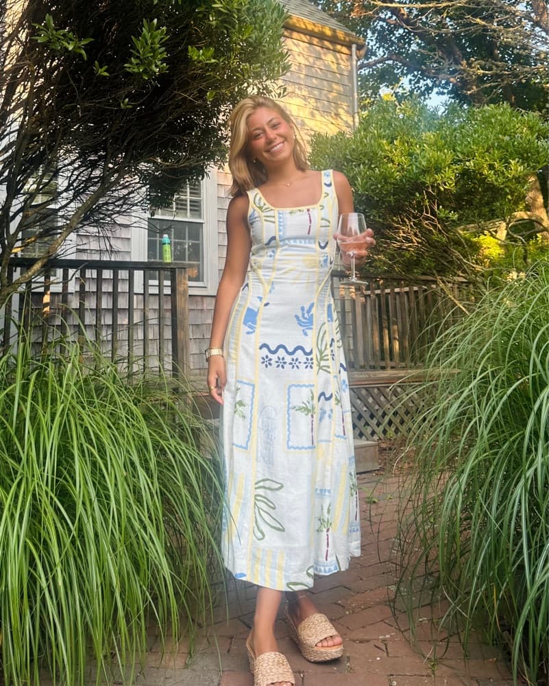 Vibrant Printed Maxi Dress - Image 1