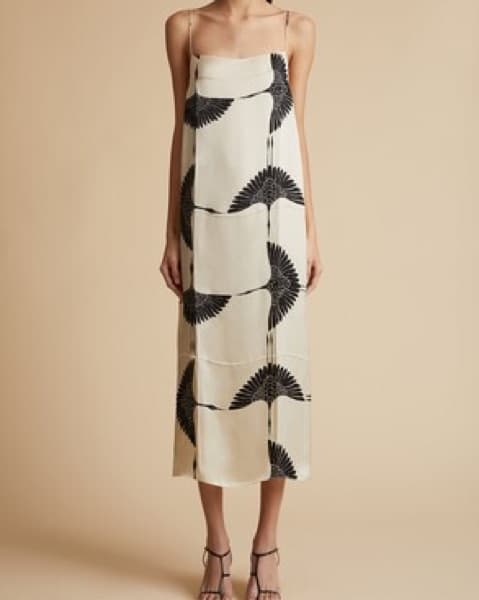 Khaite Sicily Dress in Ivory  - Image 2