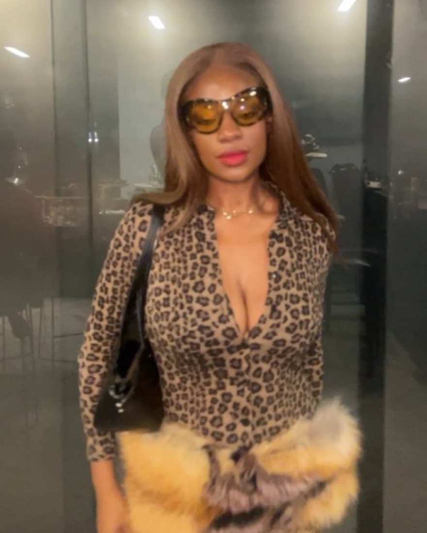 Fendi Leopard Print Button Up Top - Image 2
