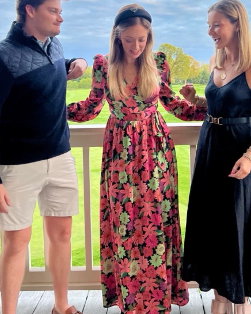 Lulus Floral Maxi Wrap Dress - Image 3