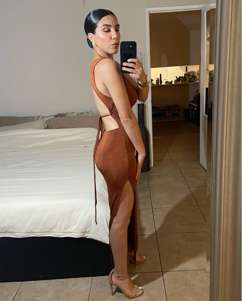 Copper/Brown Dress - Image 2