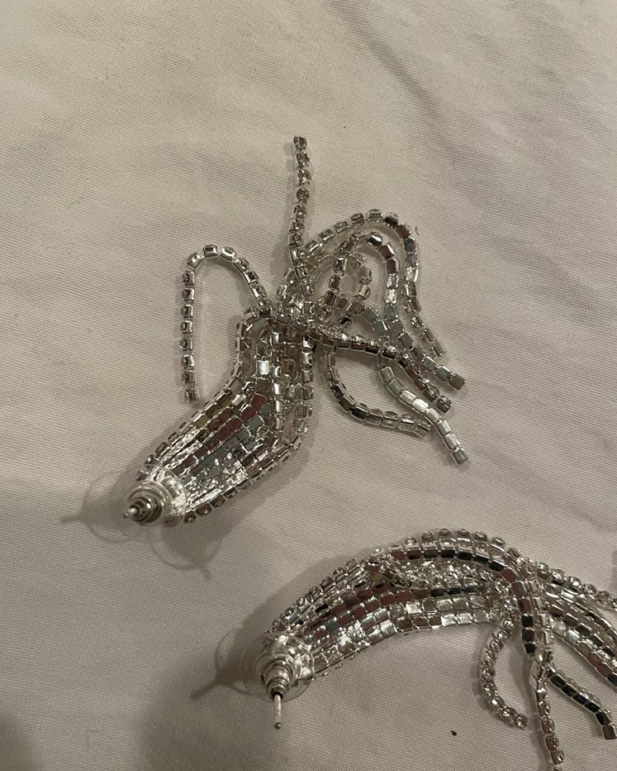Rhinestone Earrings  - Image 3