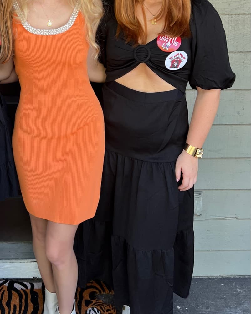 MINKPINK Black Midi Dress - Image 6