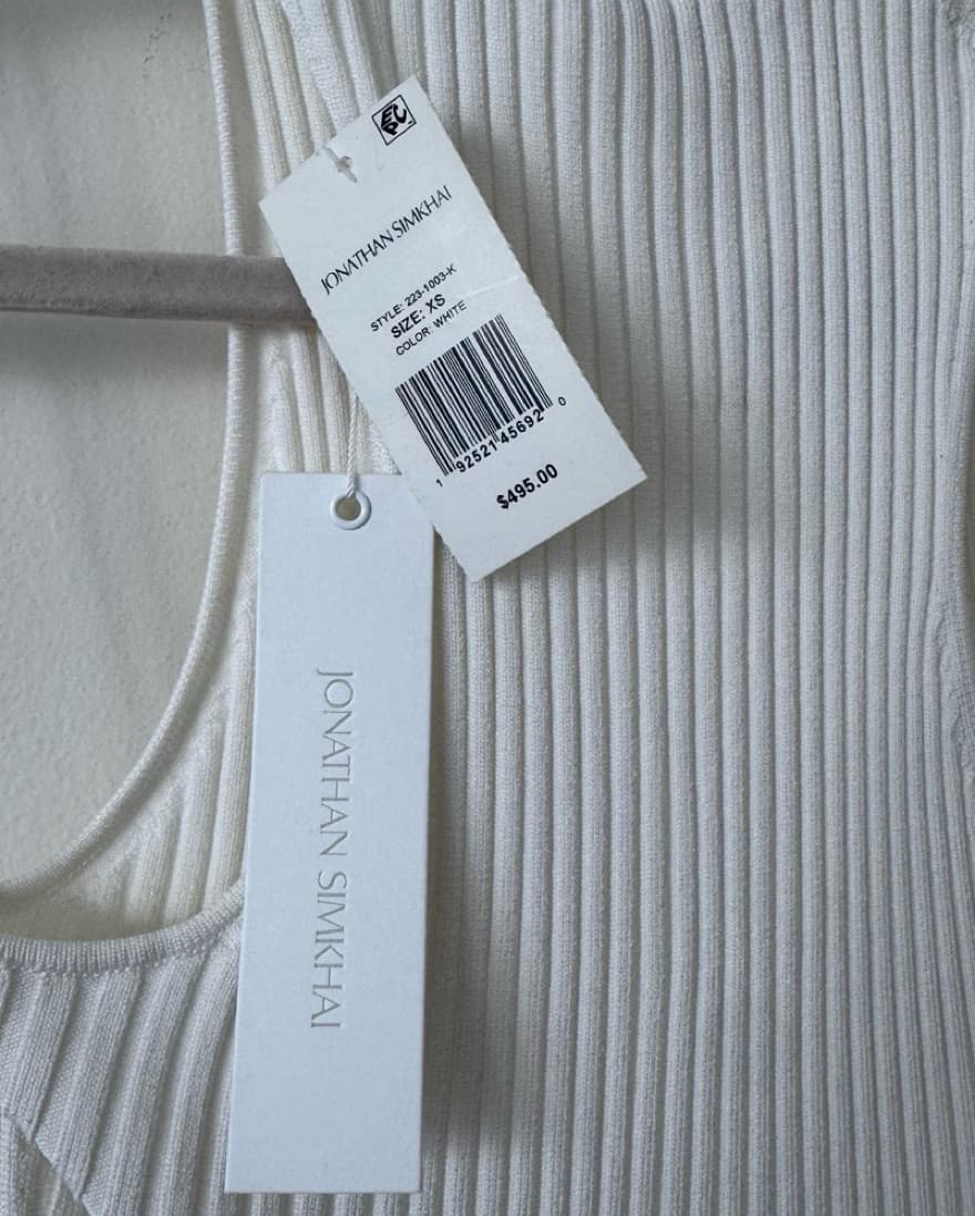 Jonathan Simkhai Chic White Midi - Image 4