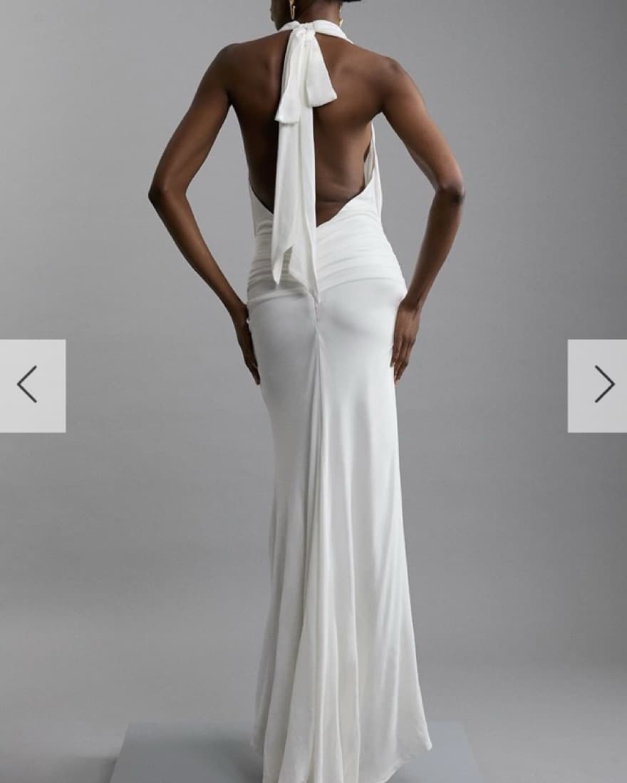 Cowl Neck Drape Dresss - Image 3