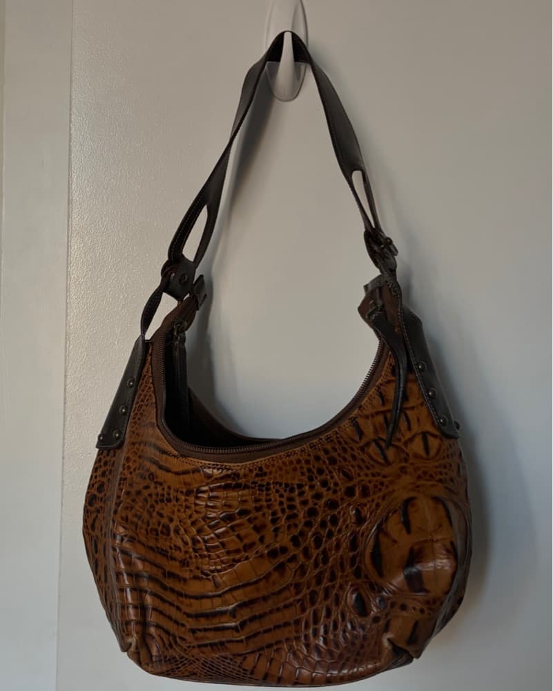 Crocodile Skin Bag  - Image 1