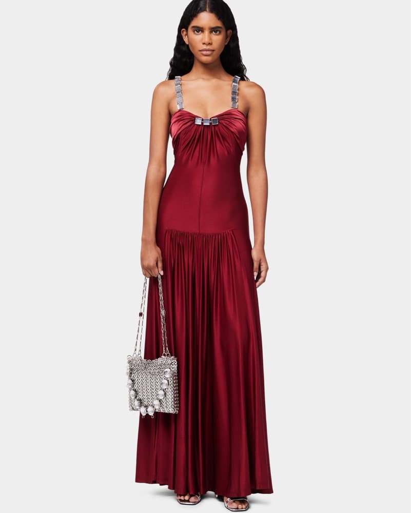 Paco Rabanne Crystal Red Gown - Image 1