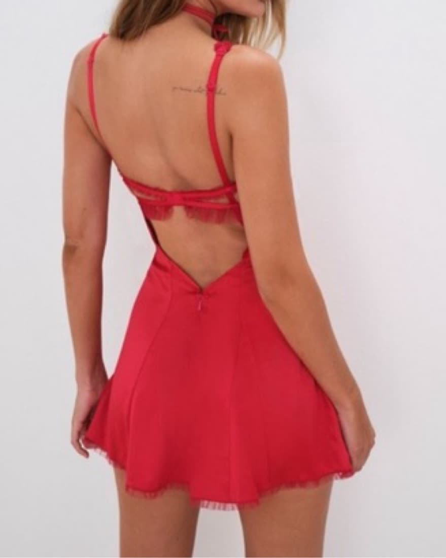 For Love & Lemons Evie Slip Dress - Image 3