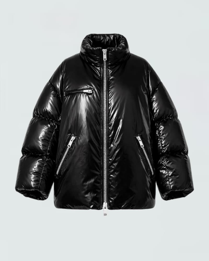 $1,680 KHAITE Black Gallo Down Jacket - Image 4