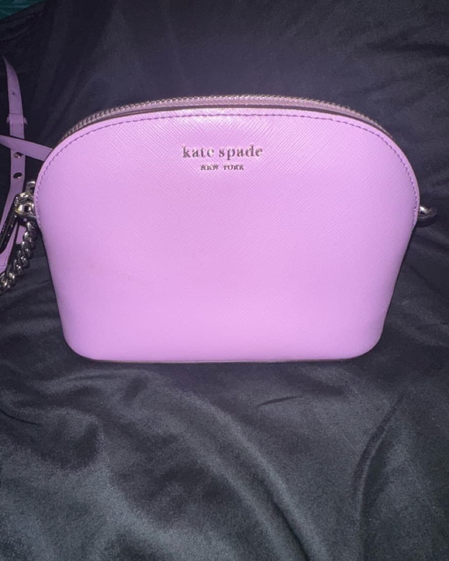 Purple Kate Spade Dome Satchel - Image 1