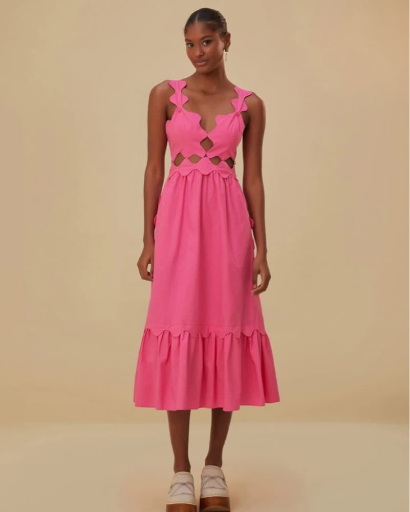 Farm Rio Cutout Midi  - Image 1