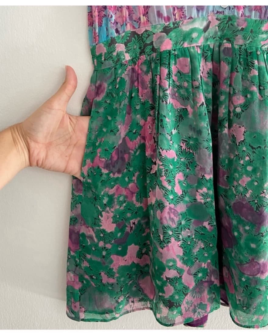 Gryphon Multicolor Floral Mini Dress - Image 5