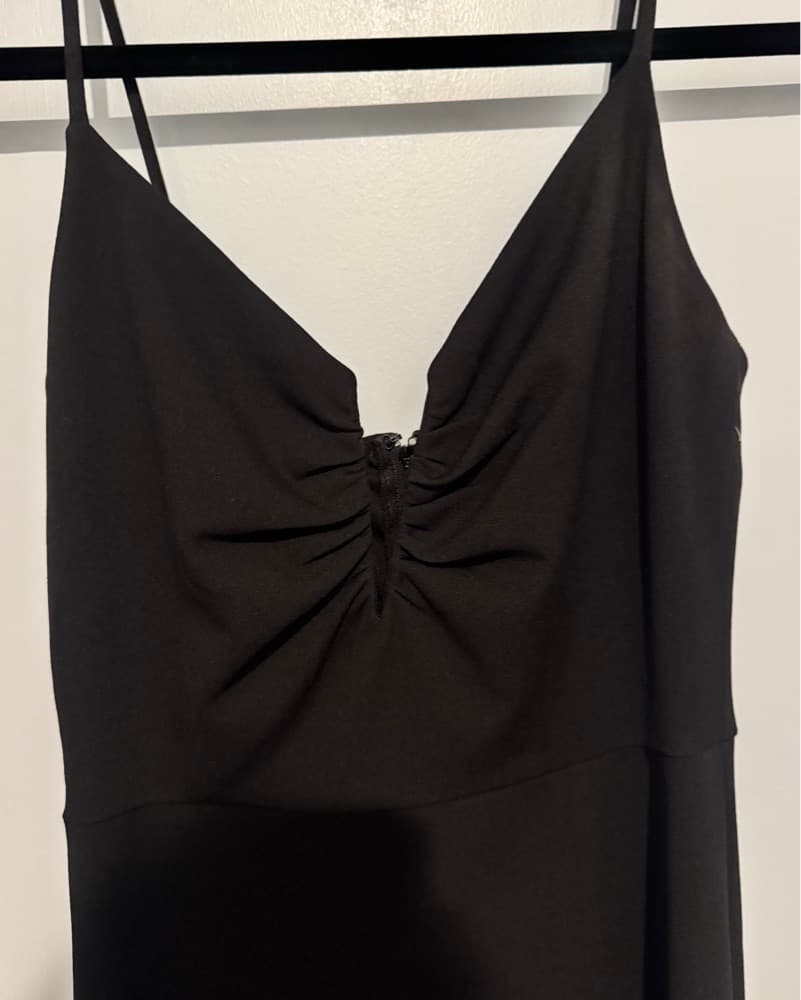 Windsor Black V Neck Dress  - Image 4