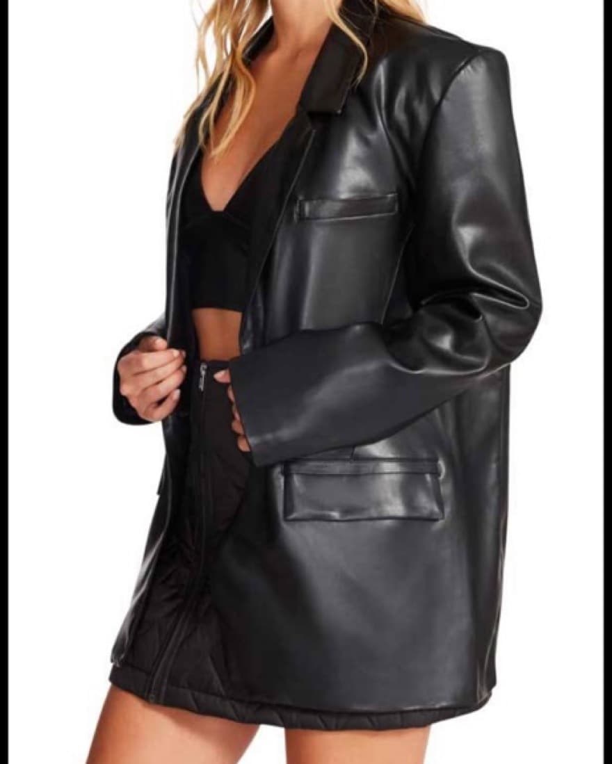 Steve Madden Audrey Leather Blazer  - Image 2