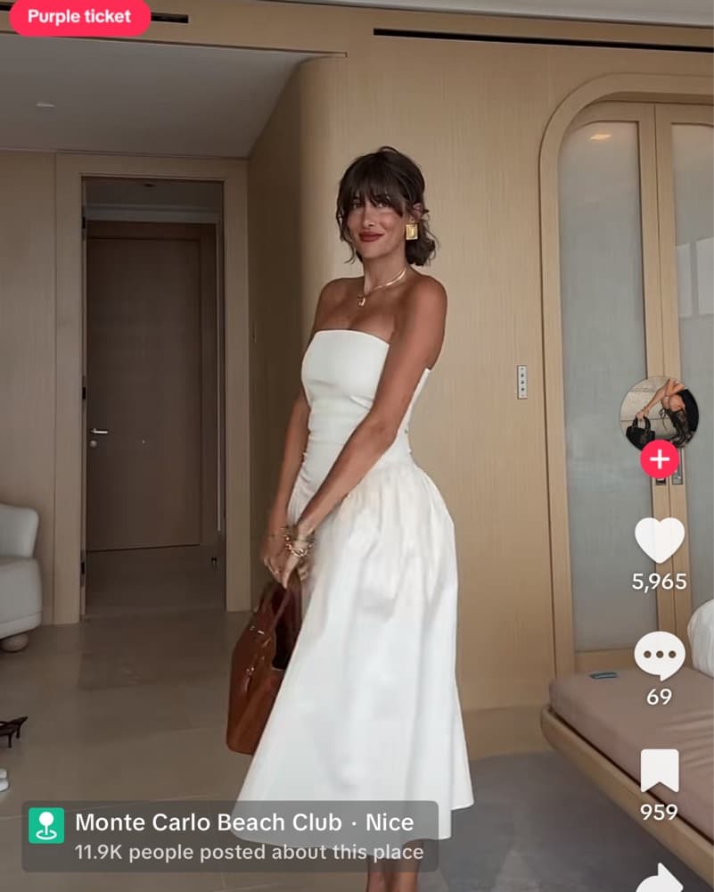 ARAKII Juni Dress Off White Nuetral Midi - Image 3