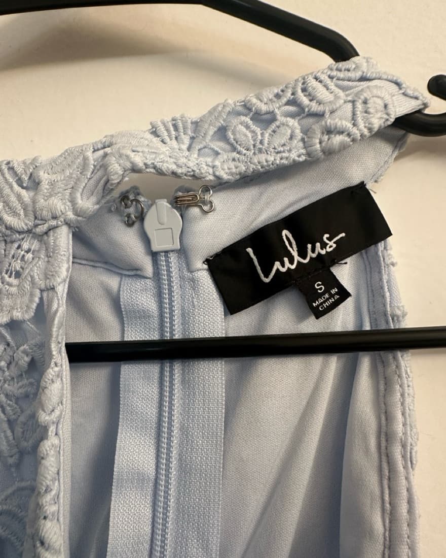 Lulus Light Blue Dress  - Image 3