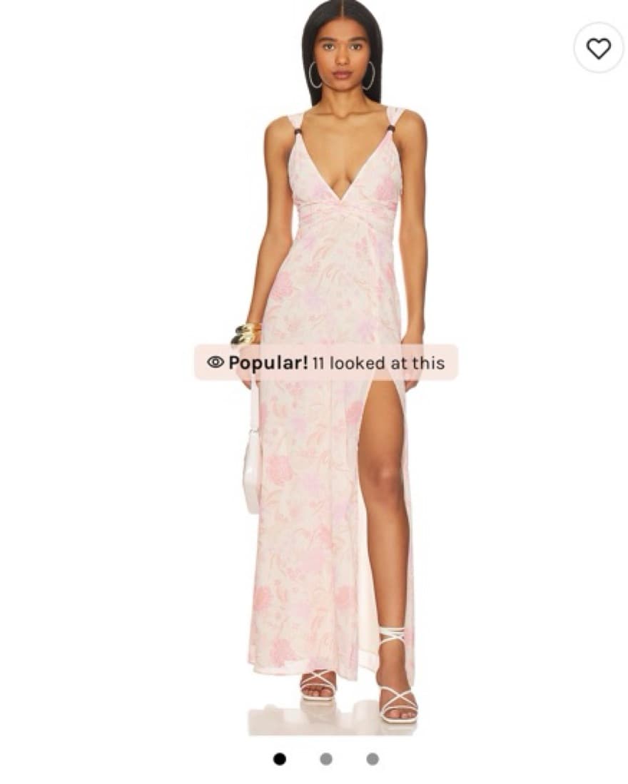 Pink Floral Tularossa Maxi Dress - Image 2