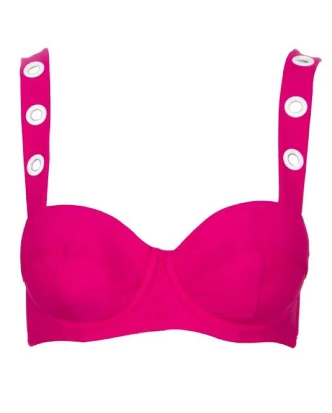 DKNY Pink Bralette Bikini Bra Top - Image 2