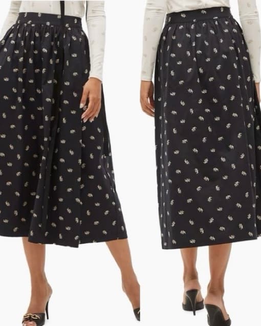 Hillhouse Krista Skirt- Khaki Autumn  - Image 2
