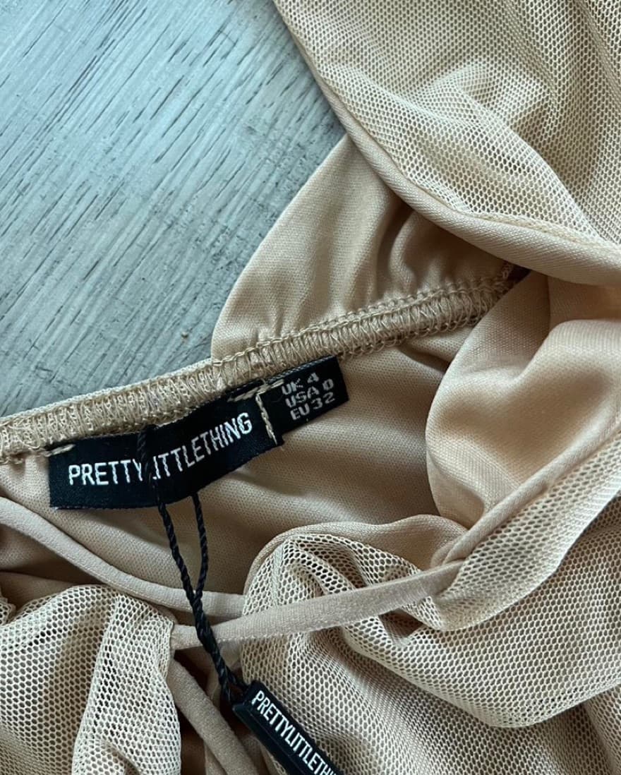 PrettyLittleThing Nude Top - Image 4