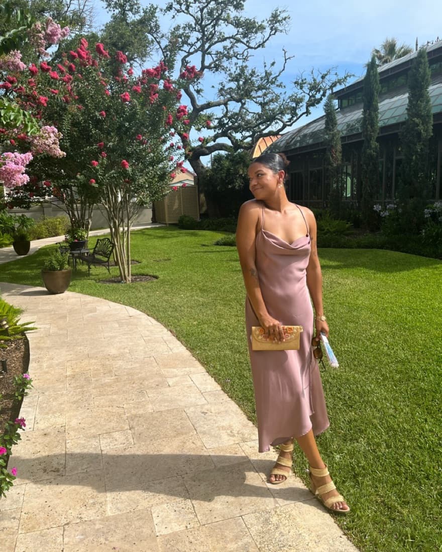 Mauve Midi Dress  - Image 4