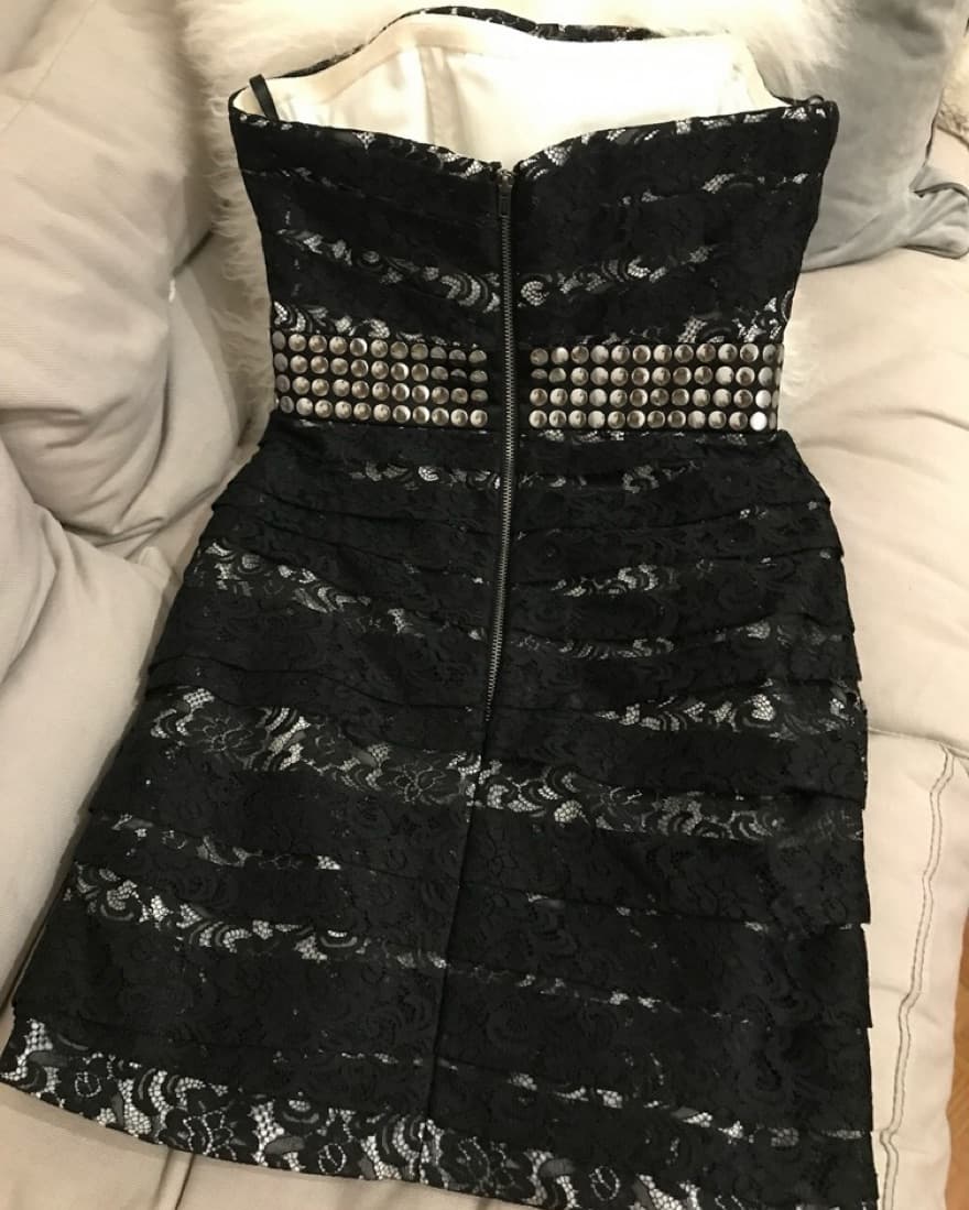 Jill By Jill Stuart Lace Studded Dress - Image 4