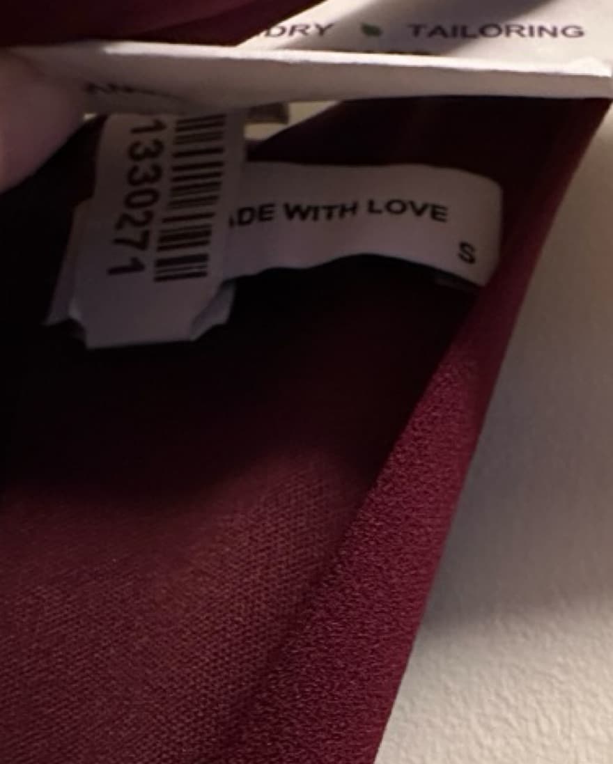 Long Burgundy Dress - Image 2
