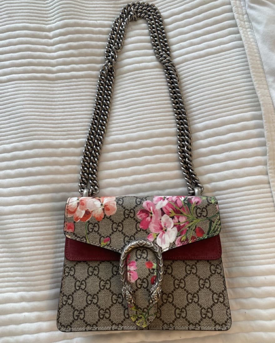 Gucci Dionysus Bag Blooms Print GG Coat - Image 1