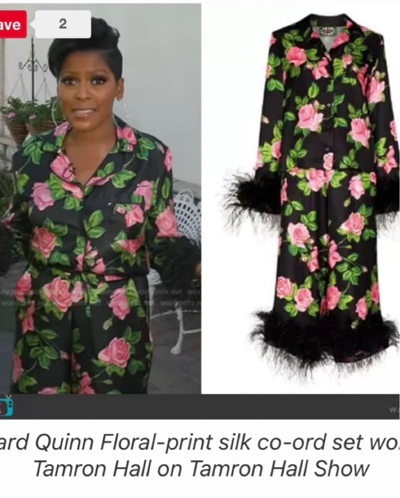 Feather Trim Floral Set - Image 3