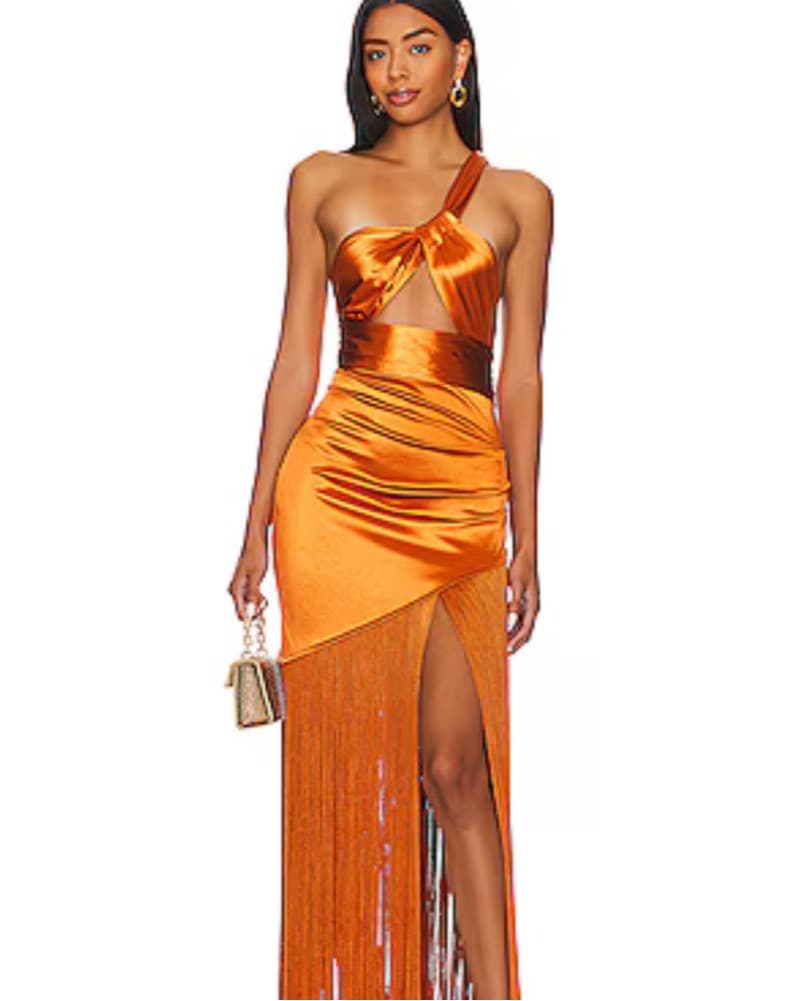 Tassel Copper Dress - Image 2