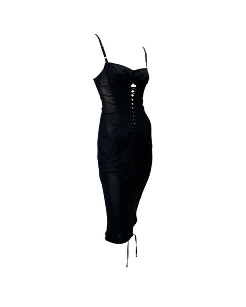 1990s Dolce & Gabbana Corset Dress - Image 2