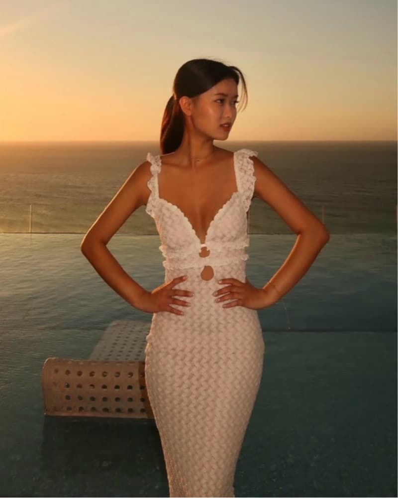 Meshki Ezra Lace Maxi Dress - Image 1