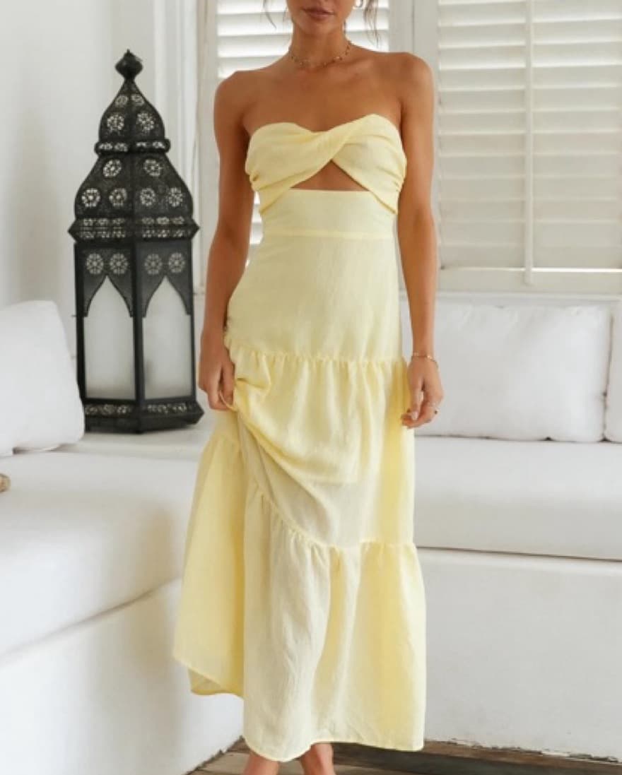 Fortunate One Free Falling Maxi Dress - Image 1