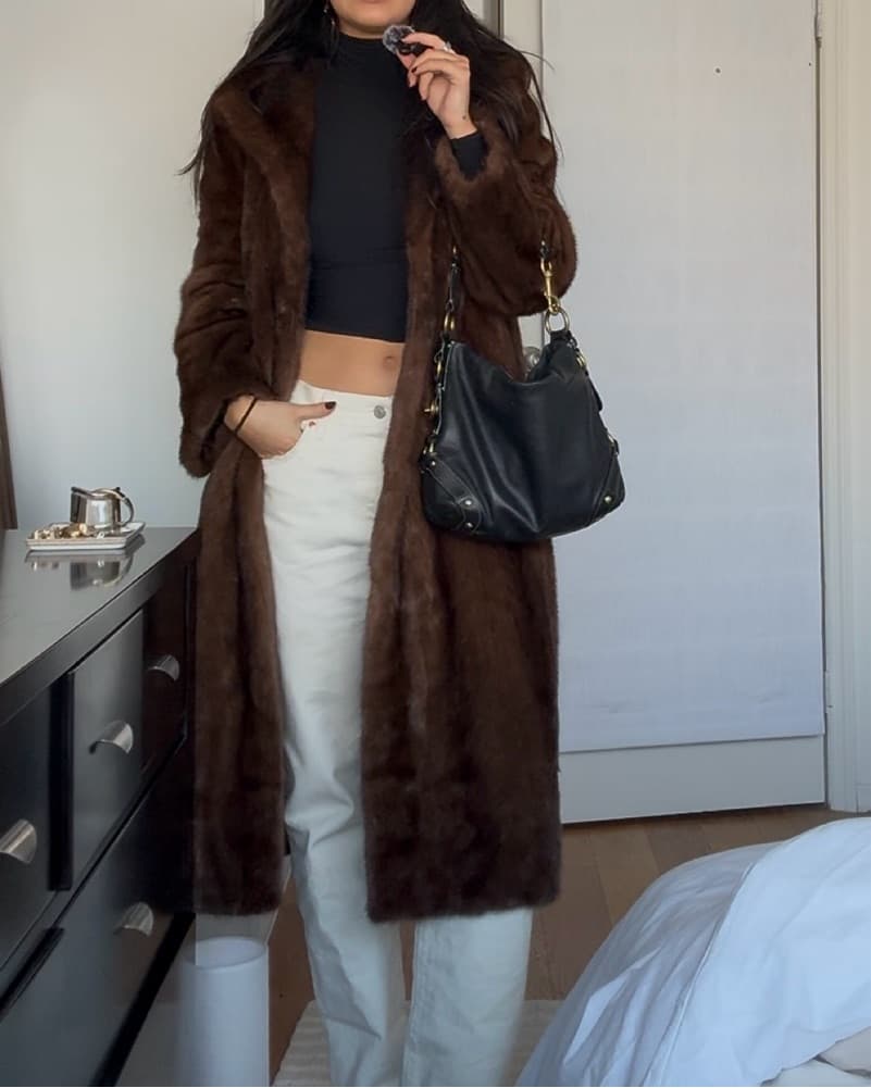 Vintage Fur Coat - Image 3
