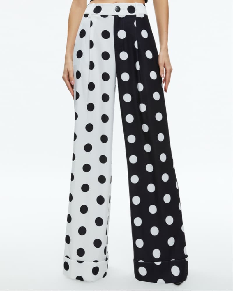 Alice and Olivia Polka Dot Pants - Image 5