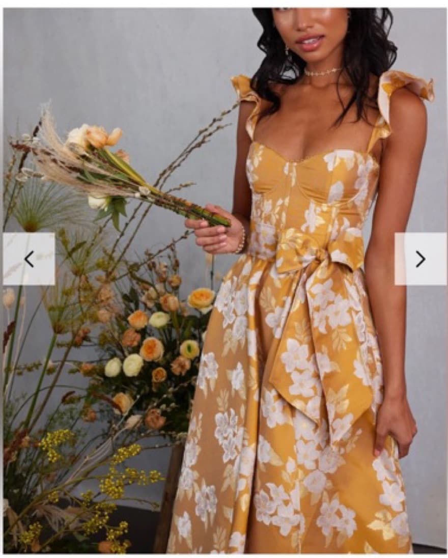 V Chapman Vera Ruffel Dress - Image 4