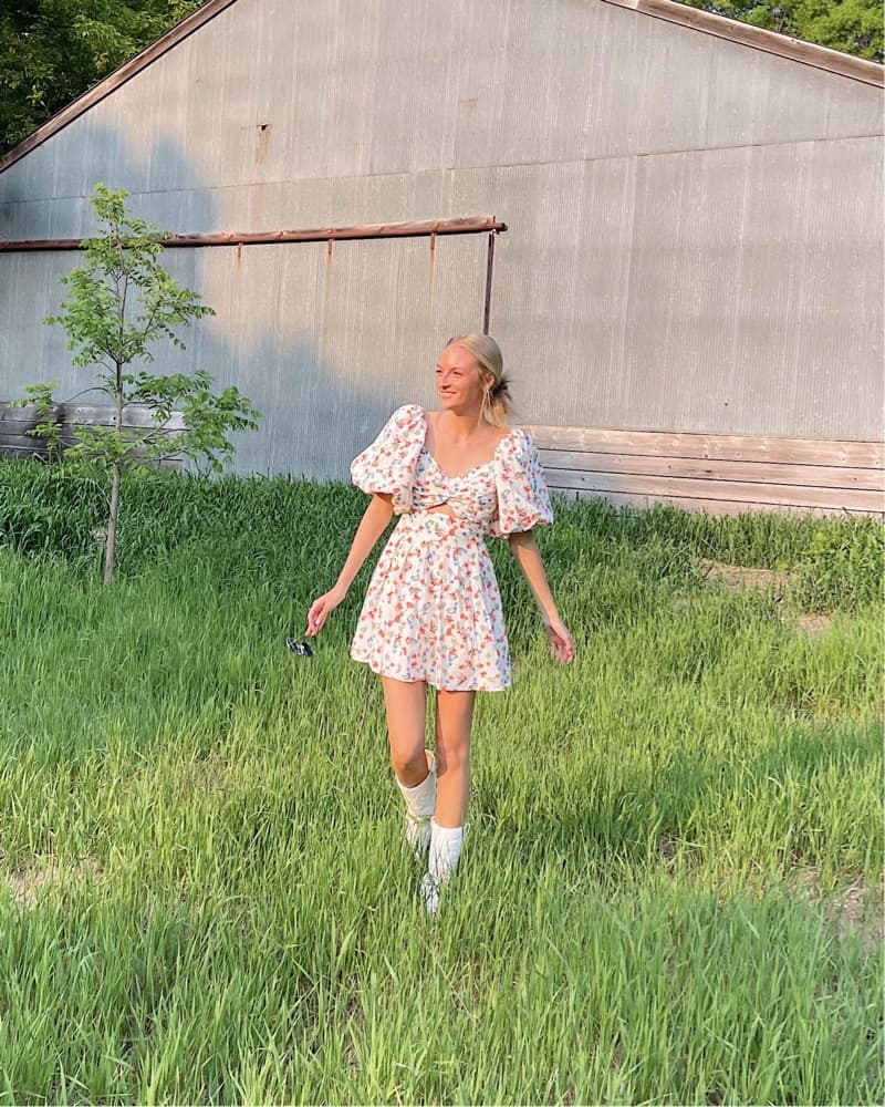ASTR The Label Floral Mini Dress - Image 2