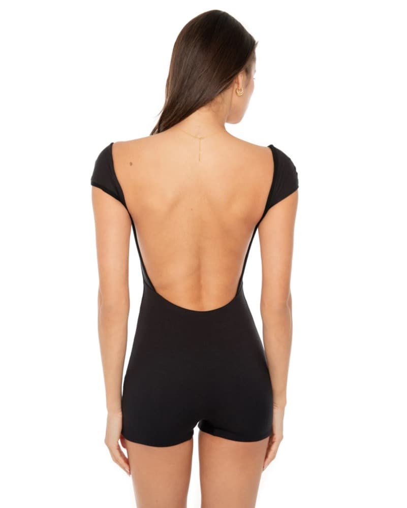 Are You Am I Black Juna Romper  - Image 3