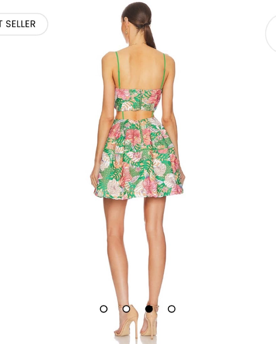 Revolve Elliatt Green Mikaela dress XS - Image 2