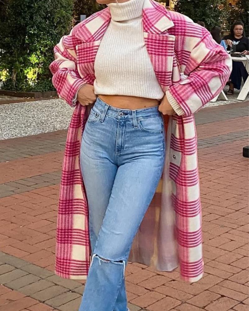 Pink Trench Coat - Image 2