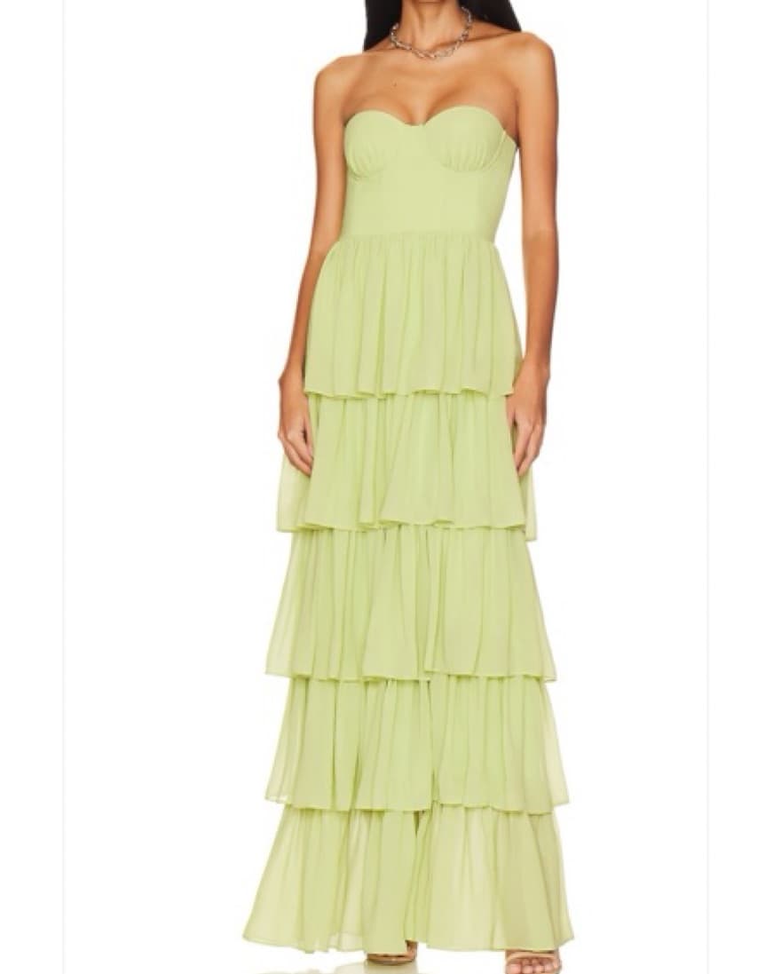 Lovers and Friends Hattie Gown in Green - Image 1