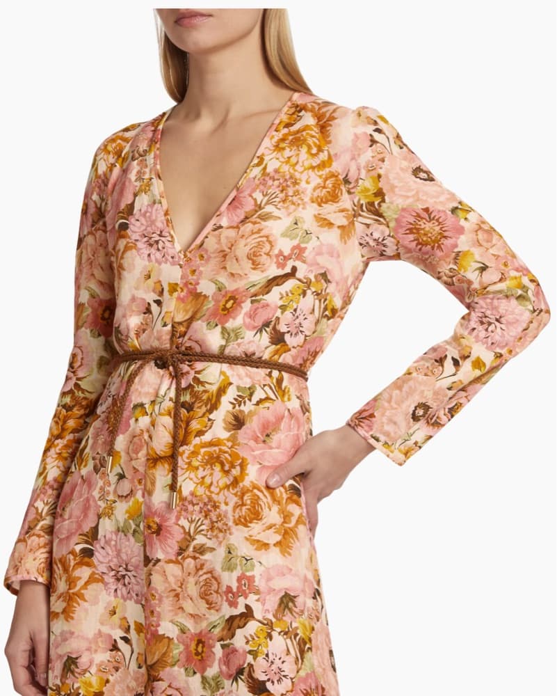 Zimmermann Golden Plunge Maxi Dress - Image 4