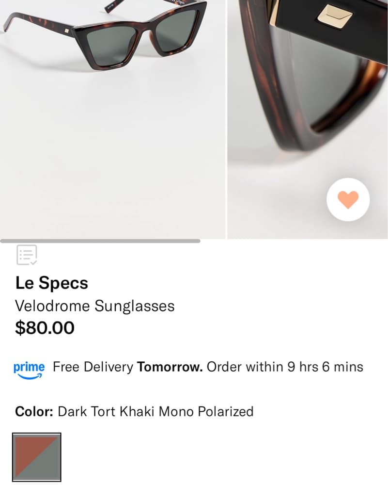 Brown Le Specs Velodrome Sunglasses - Image 4