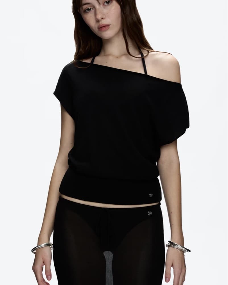 Tank Air Off Shoulder Knit - Image 1